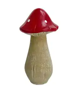 Deko-Pilz Herbst, rot