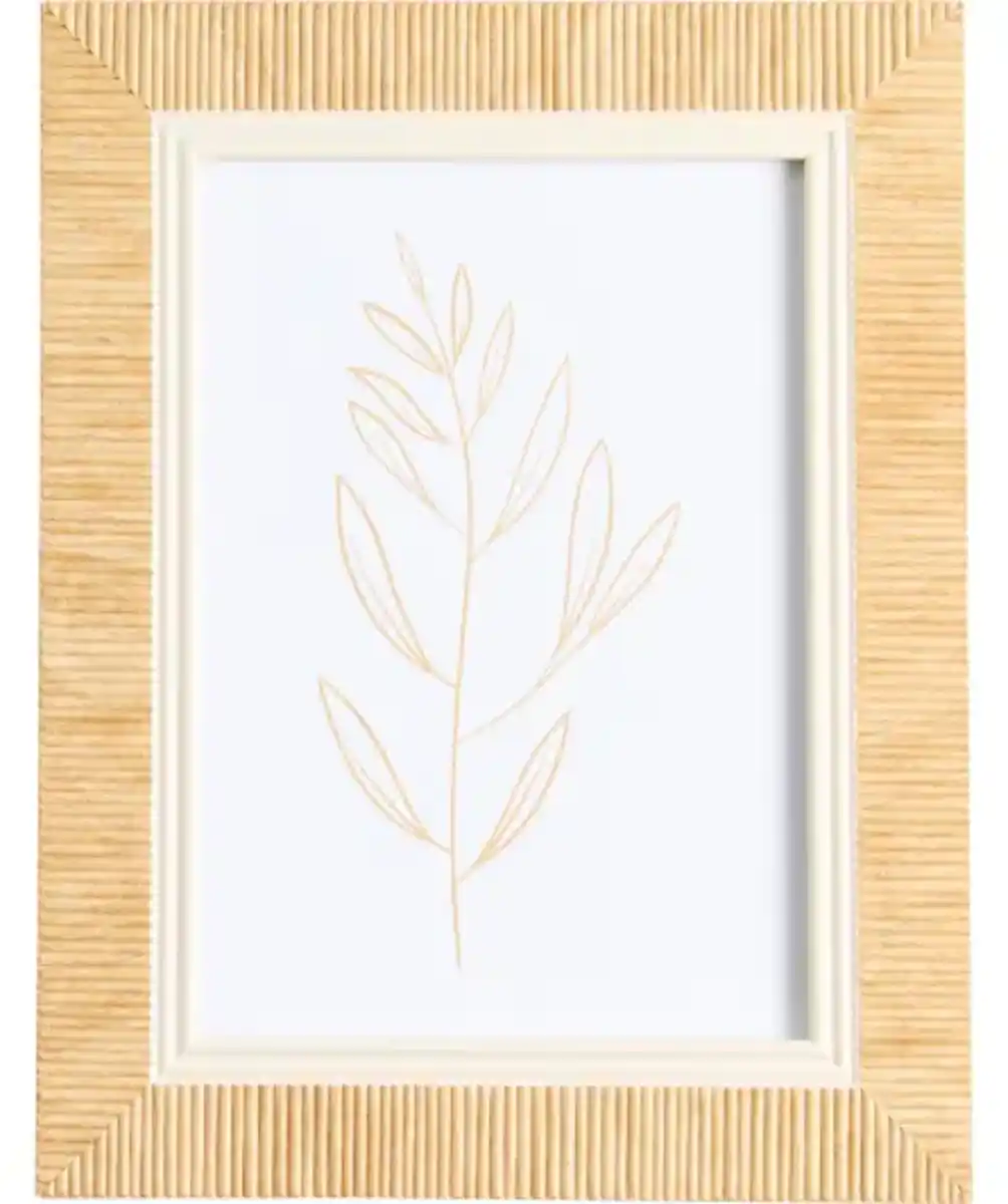 Bild 1 von Geriffelter Bilderrahmen, naturfarben