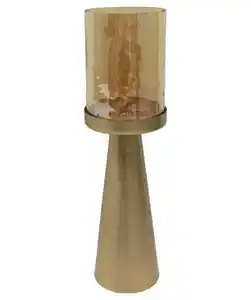Kerzenständer kegelförmig, gold