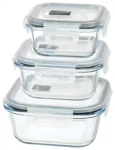 BERGNER Frischhaltedosen-Set »Orion Black«, 3-teilig
