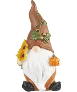 Deko-Wichtel Herbst, braun