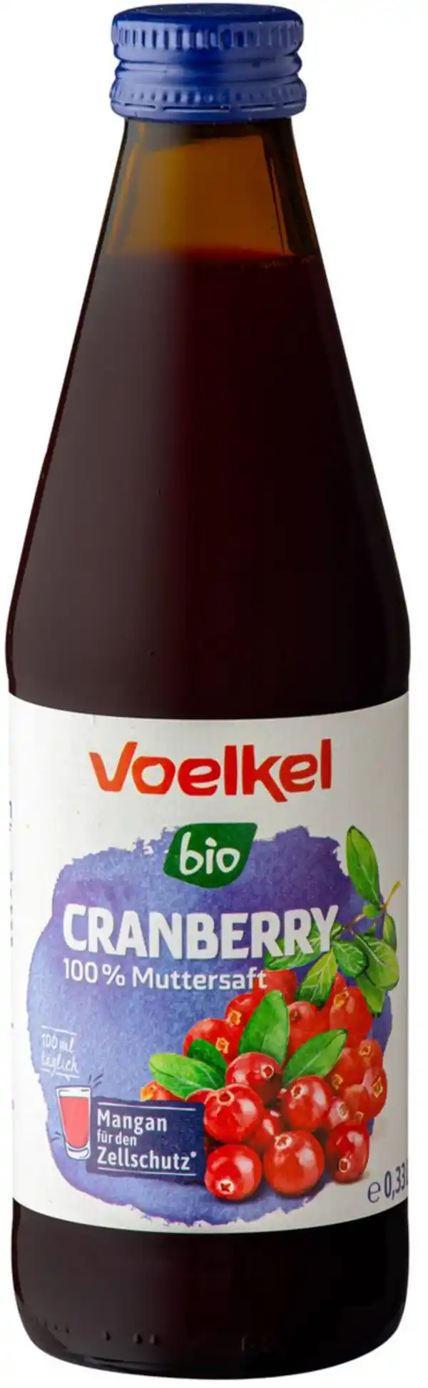 Bild 1 von VOELKEL Bio-Cranberry-Muttersaft, 330-ml-Fl.