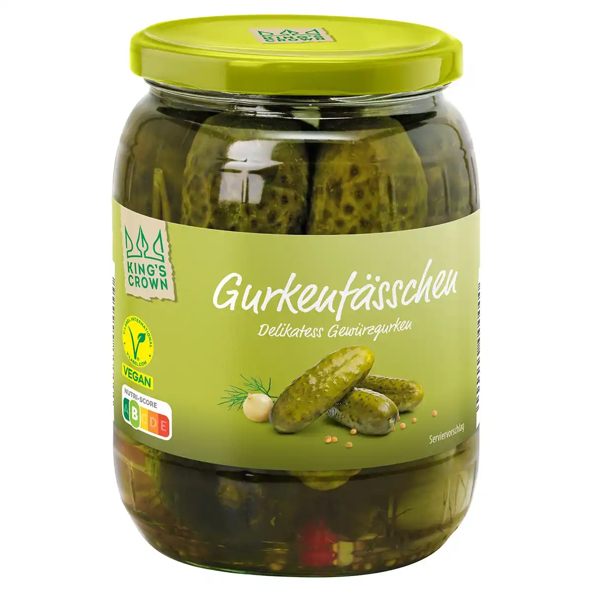 Bild 1 von KING'S CROWN Gurkenfässchen 720 ml