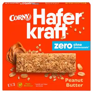 CORNY Haferkraft 140 g, Zero Erdnussbutter