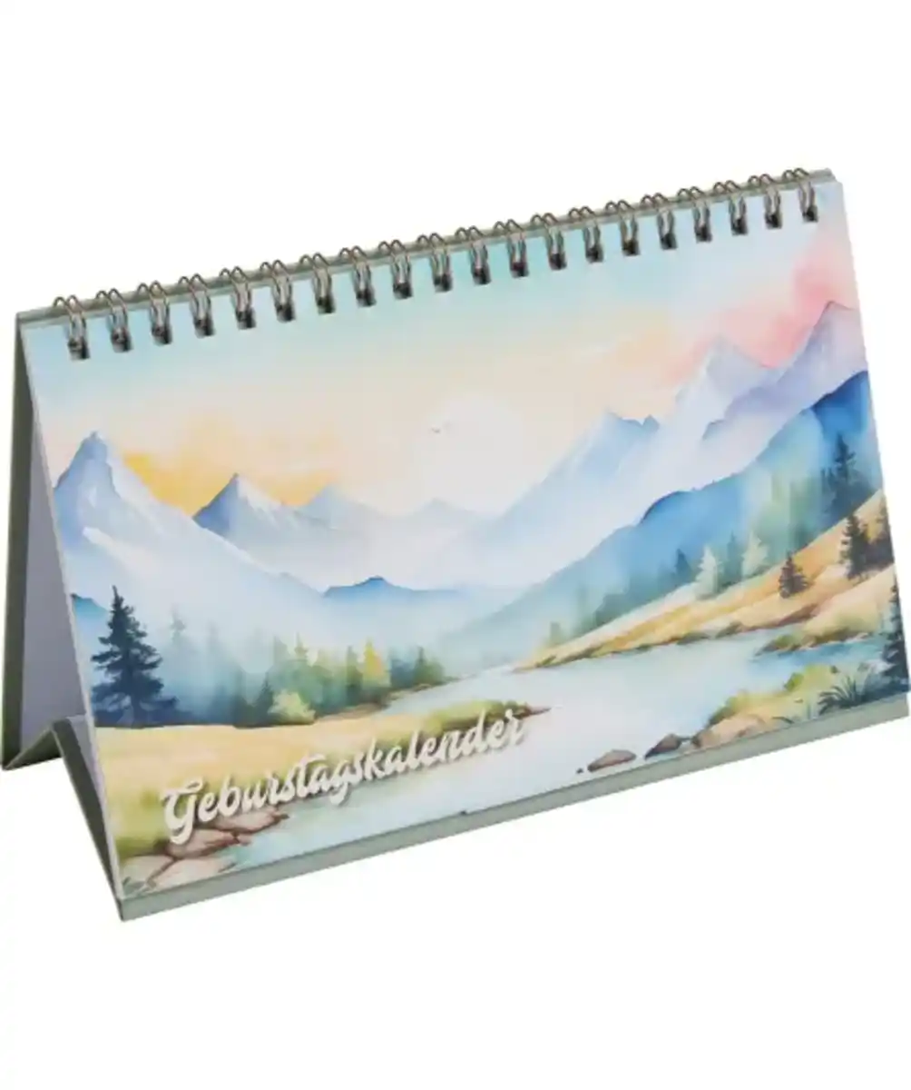 Bild 1 von Geburtstagskalender 2026, blau