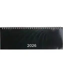 Tischkalender 2026, schwarz