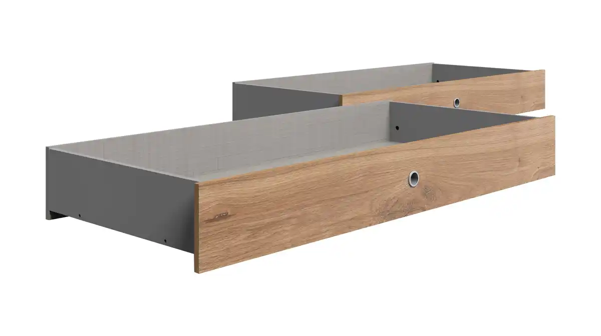 Bild 1 von Bettkasten 141 cm - 2 Stück - Plankeneiche - VALENCIA