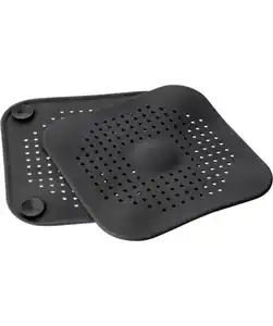 Abflusssiebe aus Silikon, schwarz