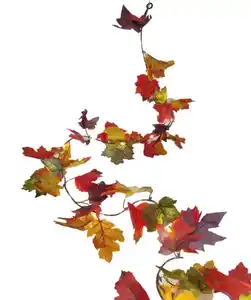 LED-Lichterkette Herbst, orange