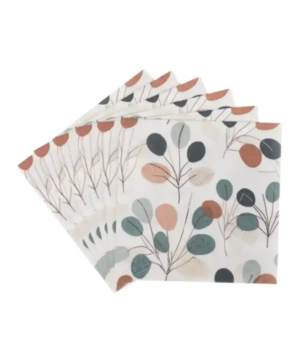 Bild 1 von Servietten Herbst, gelb gemustert