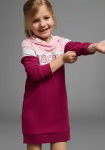 KIDSWORLD Sweatkleid UNICORN mit Glitzerprint