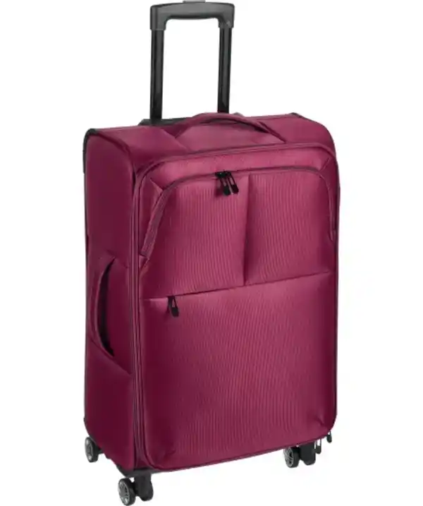 Bild 1 von Bordeauxfarbener Stoff-Trolley, bordeaux
