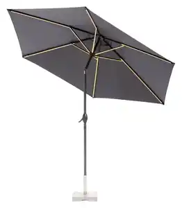 COUNTRYSIDE® Sonnenschirm mit Solar-LED-Beleuchtung