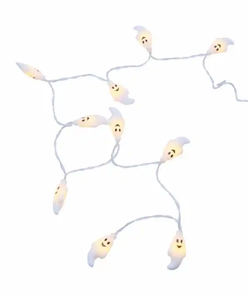 Bild 1 von LED-Lichterkette Halloween, weiß