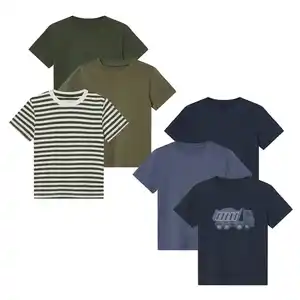 KUNIBOO® Kinder-T-Shirts, 3-St.-Packg.
