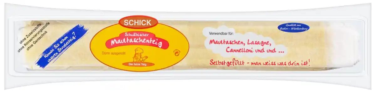Bild 1 von SCHICK Schwäbischer Maultaschenteig, 500-g-Packg.