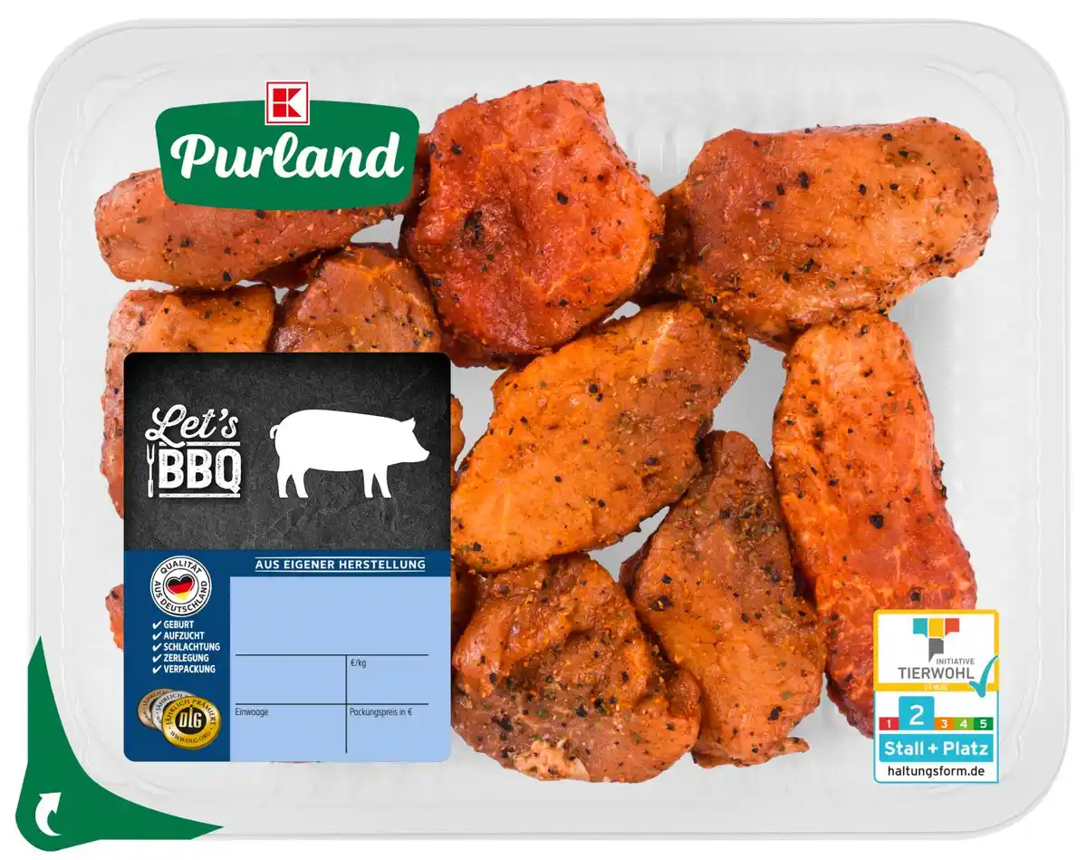 Bild 1 von K-PURLAND Schweinemedaillons Texas Style, kg
