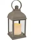 Bild 1 von Laterne mit LED-Kerze, grau
