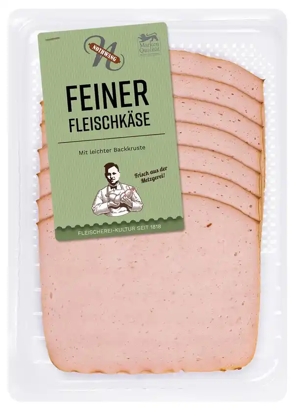 Bild 1 von NOTHWANG Fleischkäse, 125-g-Packg.