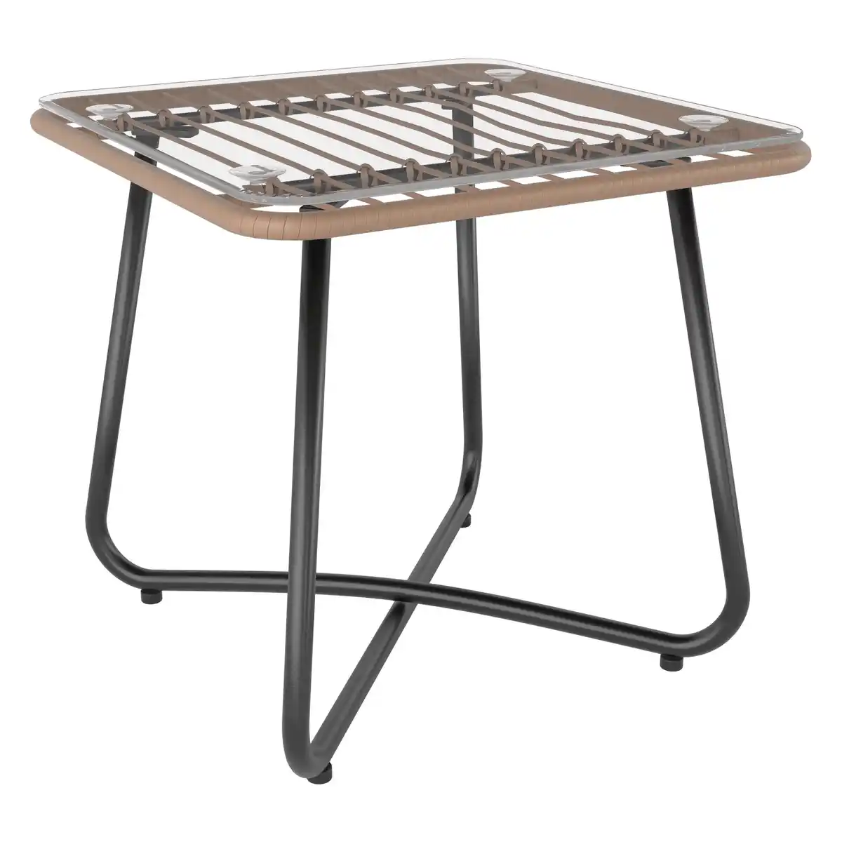 Bild 4 von Balkonmöbel-Set Willmar 3-teilig Polyrattan Beige