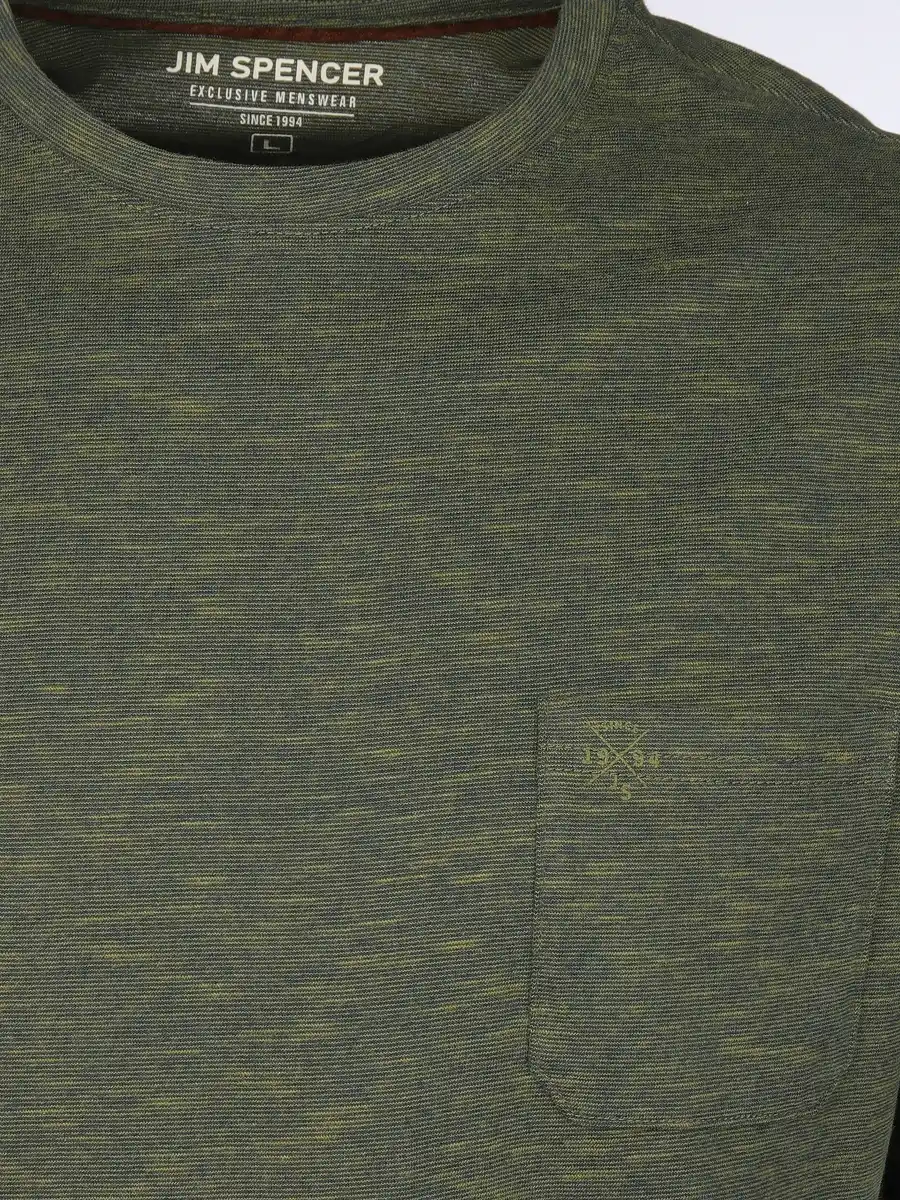 Bild 3 von Herren T-Shirt mit Brusttasche Oliv