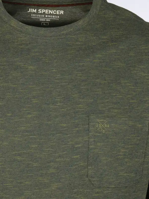 Bild 3 von Herren T-Shirt mit Brusttasche Oliv