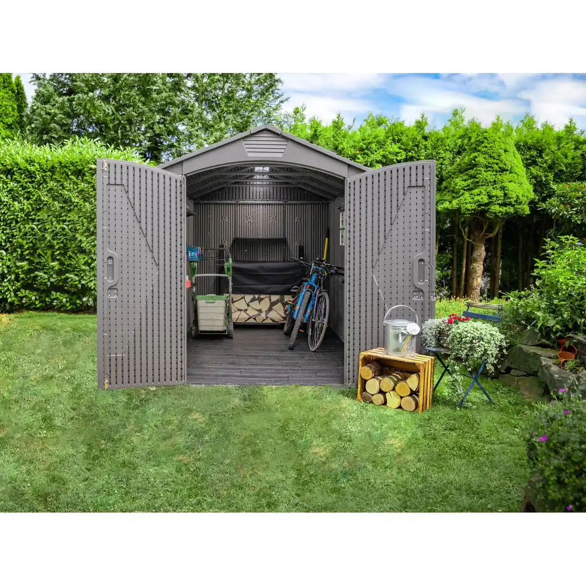 Bild 3 von Lifetime Kunststoff-Gerätehaus Terra 7,02 m²