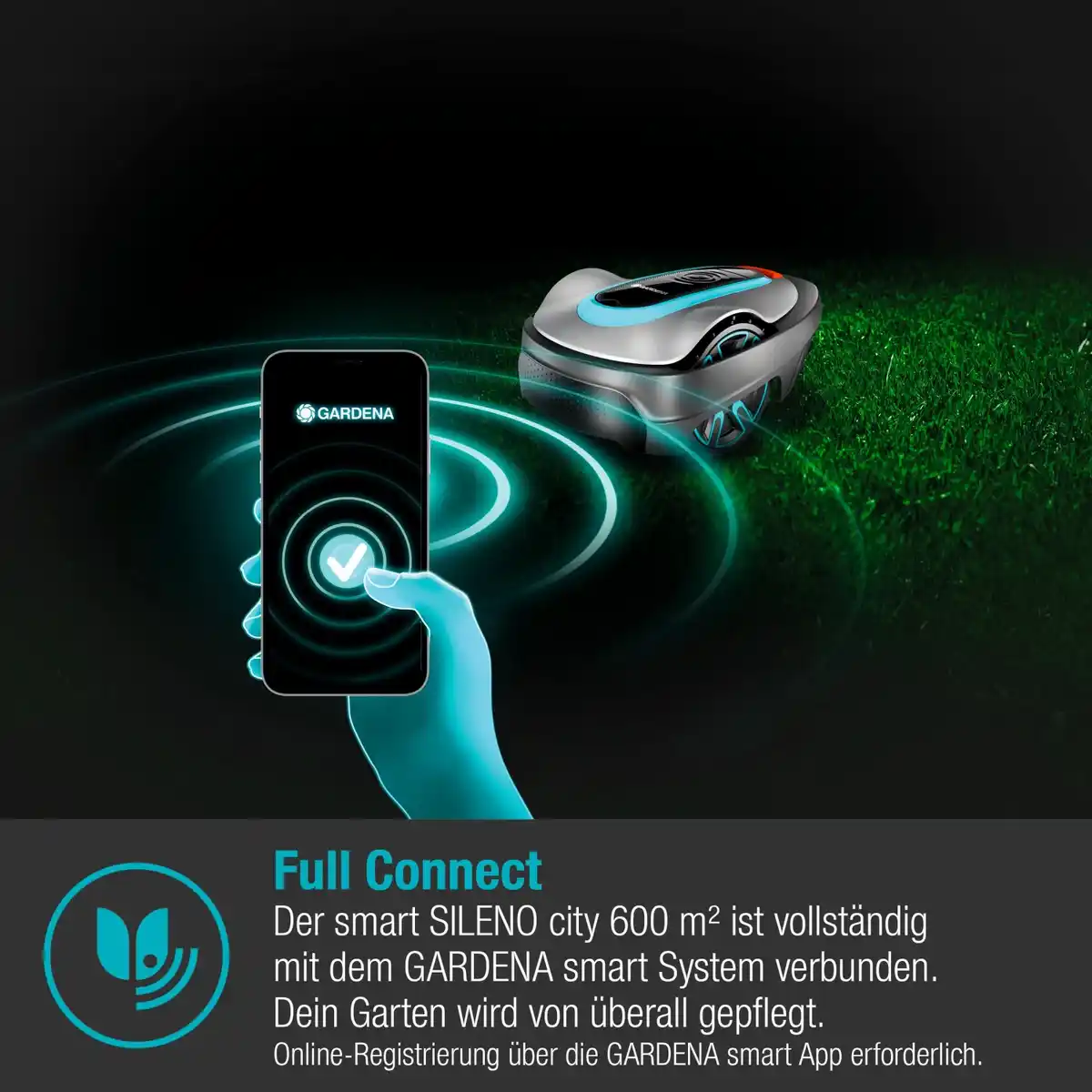 Bild 4 von Gardena Mähroboter smart Sileno city 600 m² inkl. Smart Gateway