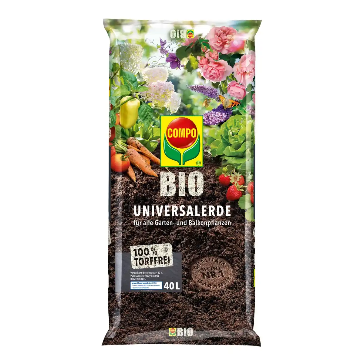 Bild 1 von Compo Bio Universal-Erde torffrei 40 l