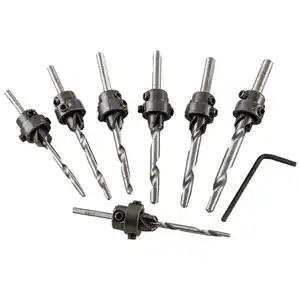 Holzbohrer mit Versenker-Set - 7tlg.