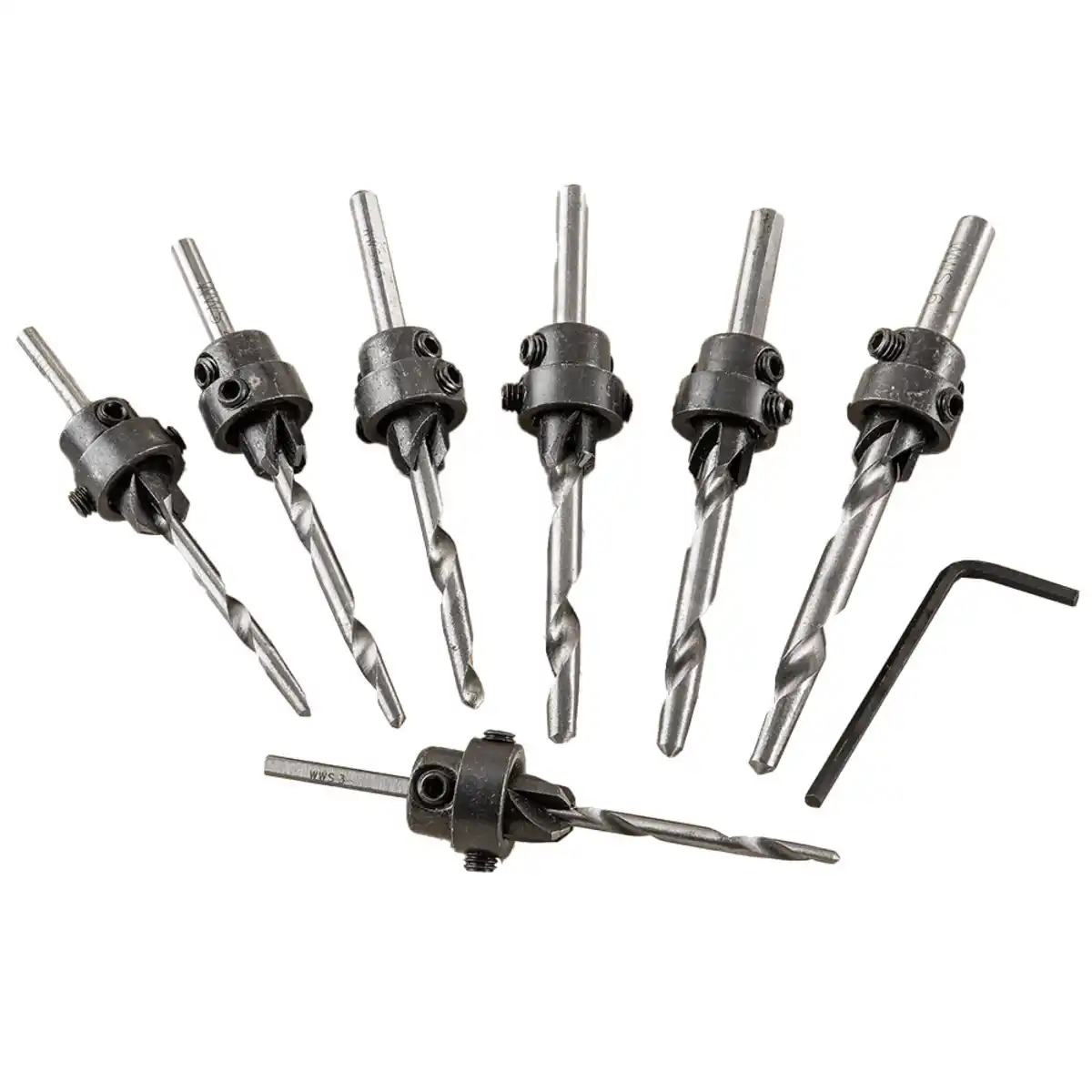 Bild 1 von Holzbohrer mit Versenker-Set - 7tlg.