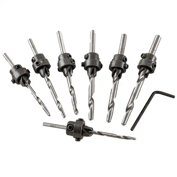Bild 1 von Holzbohrer mit Versenker-Set - 7tlg.