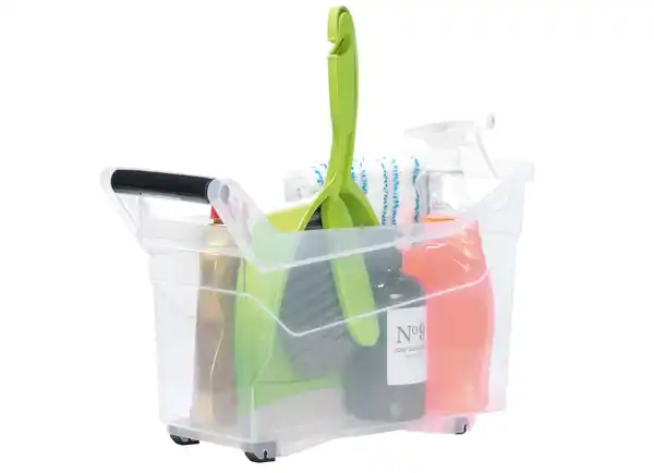 Bild 1 von Aufbewahrungsbox mit Rollen und Griffen 14 Liter