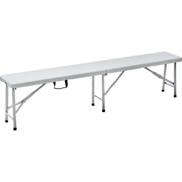 Bild 1 von Klappsitzbank 180x28x43,5 cm aus HDPE in Weiß