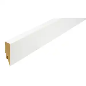 Sockelleiste 16 mm x 58 mm x 2.500 mm Weiß 10er Pack