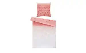 HOME STORY Satin Bettwäsche Grafik