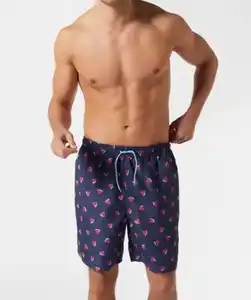 Badeshorts mit Wassermelonen, dunkelblau