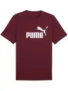 Herren T-Shirt mit Logoprint Rot