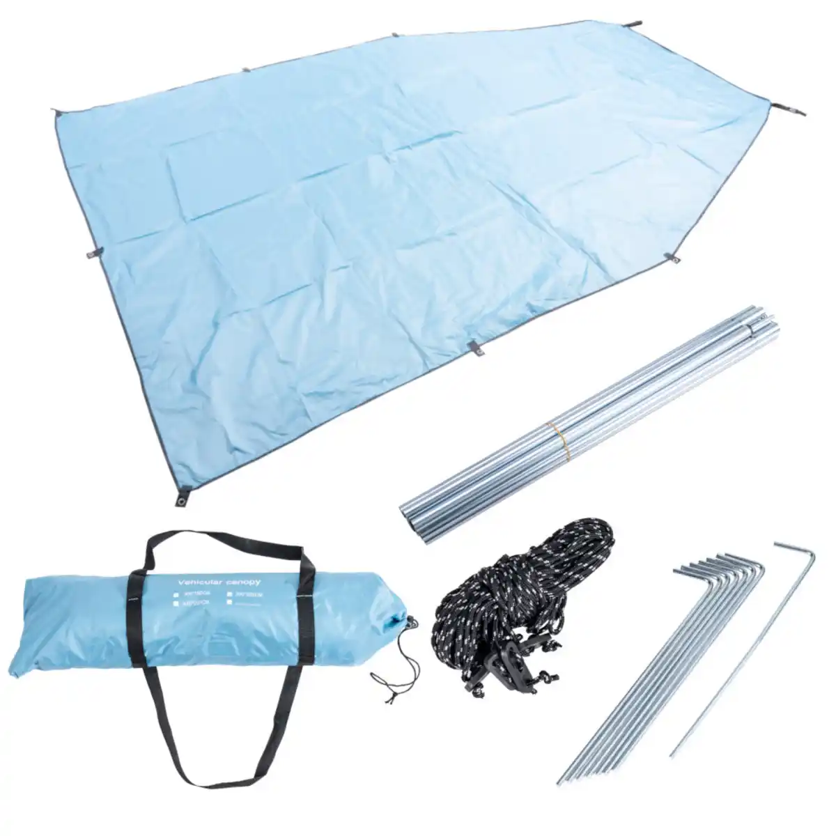 Bild 1 von Sonnensegel rechteckig 2 x 3 m aus Polyester in verschiedenen Farben