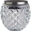 Bild 1 von LED Solar Windlicht Glas Kristall Ø 10 cm