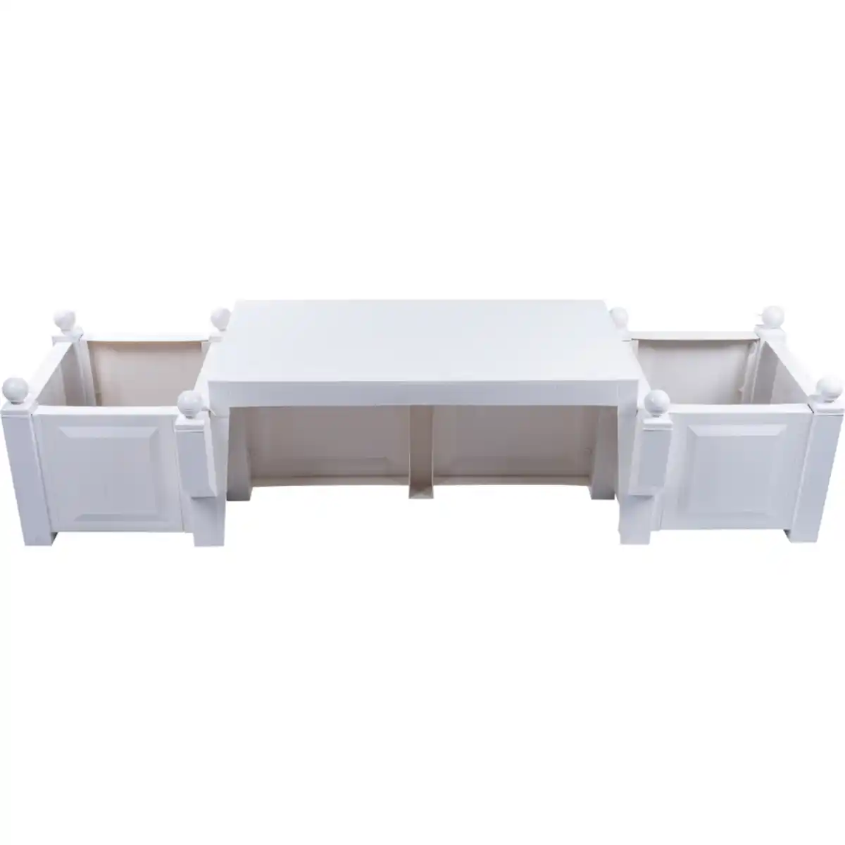 Bild 1 von Gartenbank Berlin 2-Sitzer aus Kunststoff mit zwei Pflanzkästen