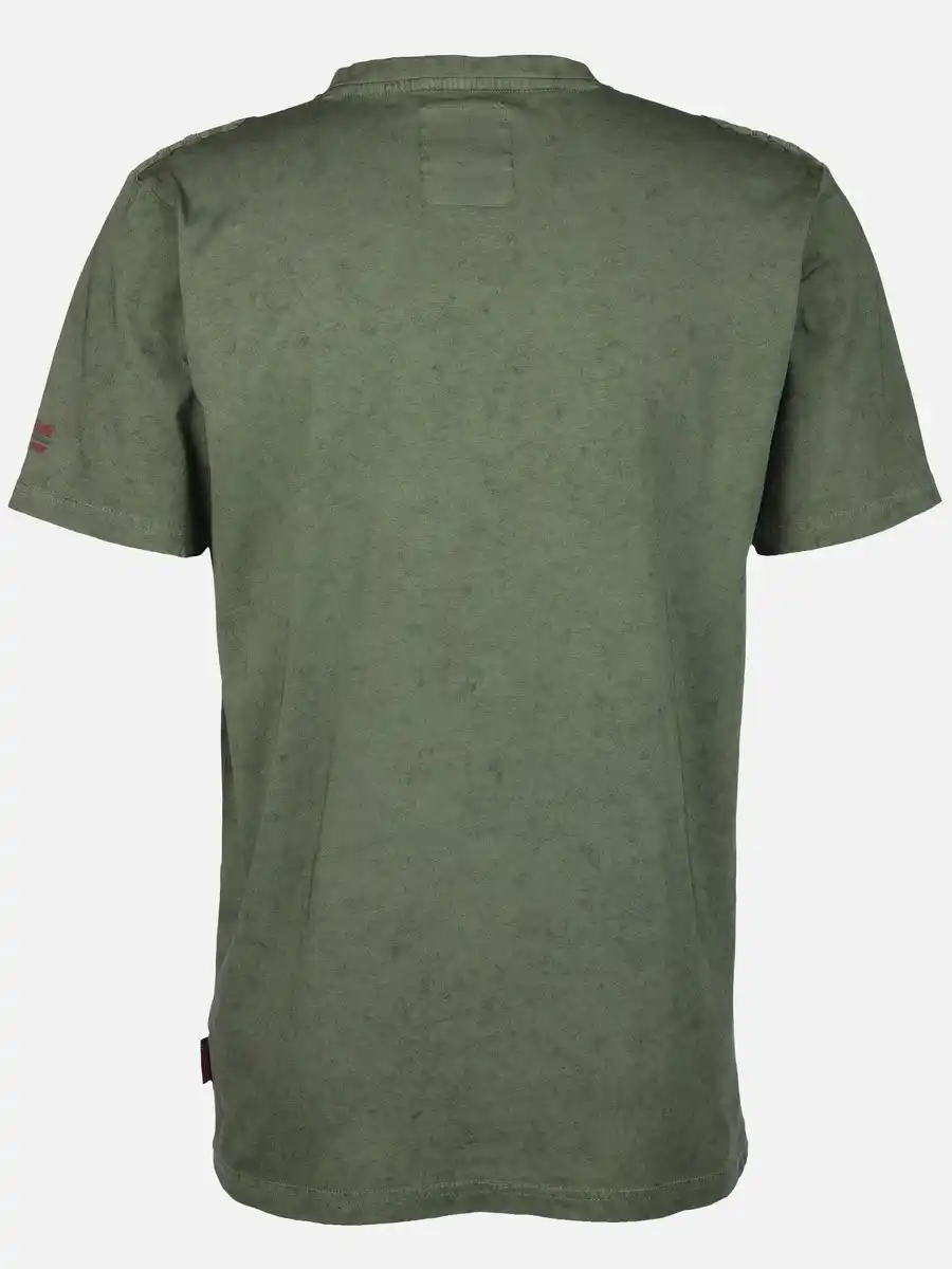 Bild 2 von Herren Henleyshirt im Used Look Oliv