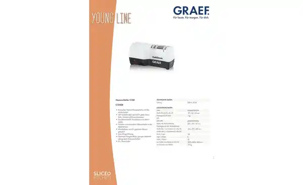 Bild 2 von GRAEF Hybrid Messerschärfer CC80 DE