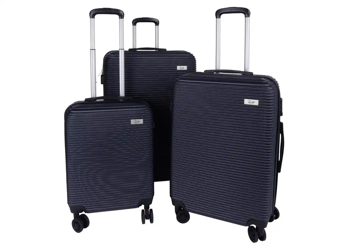 Bild 1 von Kofferset mit Zahlenschloss 3-teilig Dark Navy