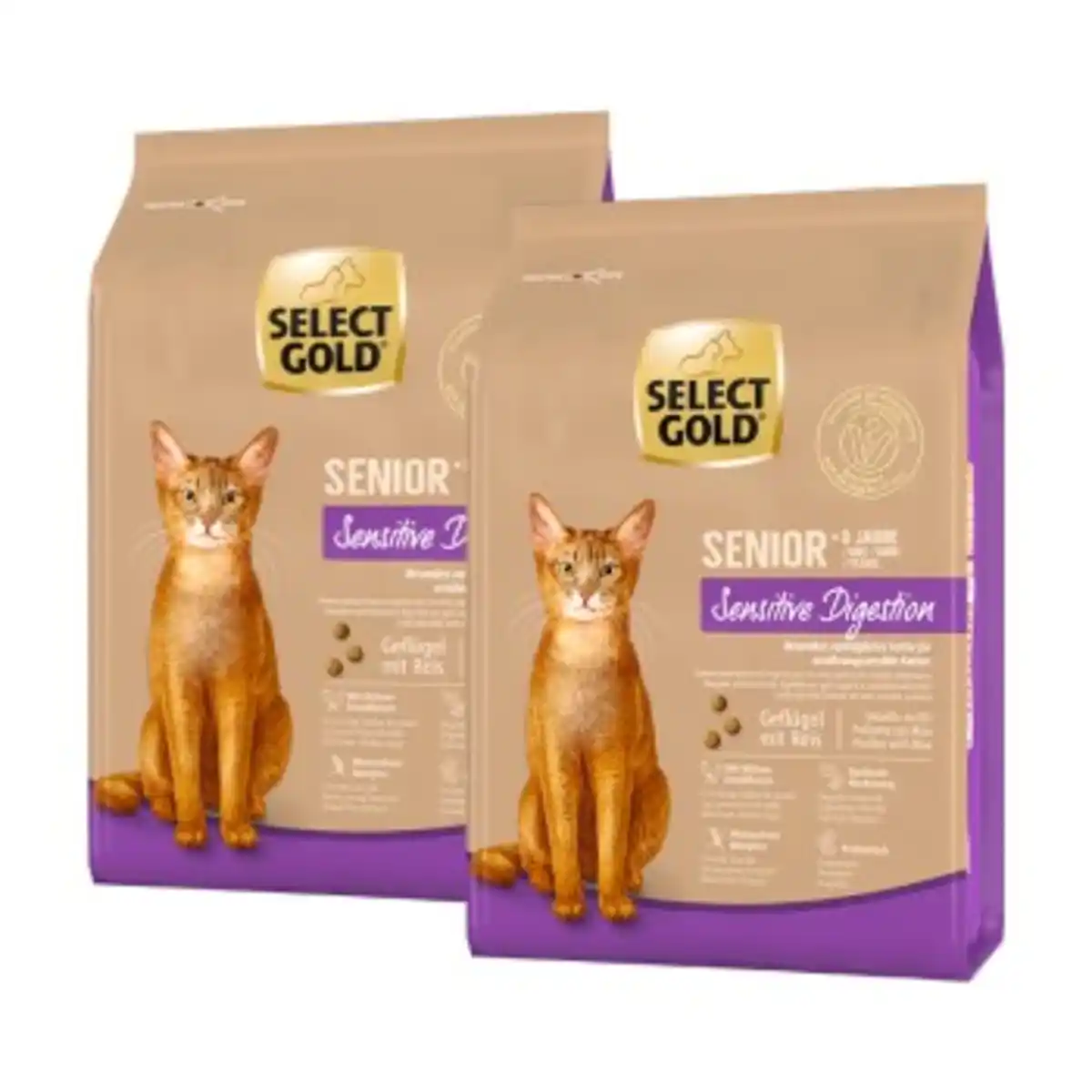 Bild 1 von SELECT GOLD Digestion Senior Geflügel und Reis 2,5kg 2x2,5 kg