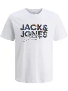 Jack&Jones JJGEPLAS TEE T-Shirt Weiß