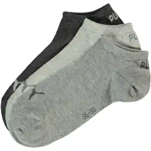 Unisex Sneakersocken im 3er Pack Grau