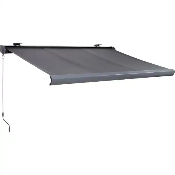 Bild 1 von Kassettenmarkise Bayville 4x2,5m Anthrazit mit LED-Beleuchtung