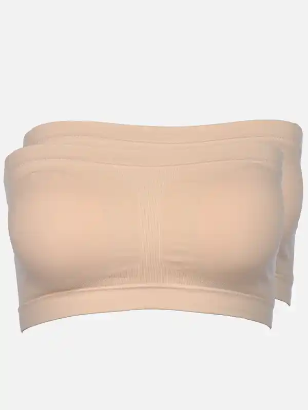 Bild 1 von Damen Seamless Bustier im 2er Pack Weiß