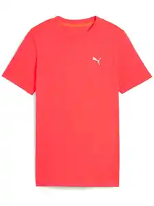 Jungen Sportshirt mit Logoprint Rot